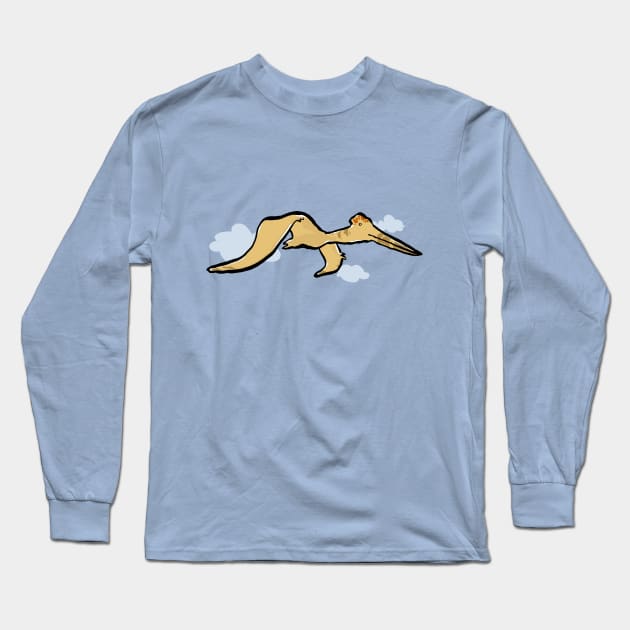 quetzalcoatlus Long Sleeve T-Shirt by greendeer